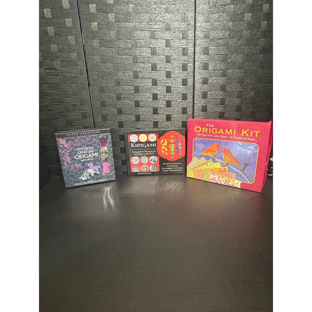 Lot of 3 origami kits new see pictures